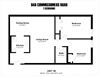 2 Bedroom, 1 Bath